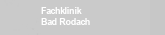 Fachklinik, Bad Rodach